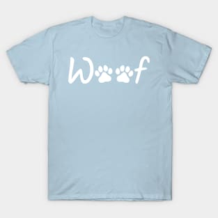 Woof (white) T-Shirt